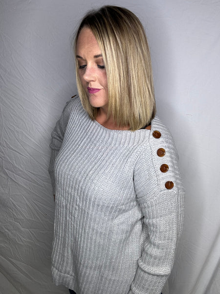 Beverly Button Sweater
