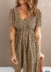 Dainty leopard dress