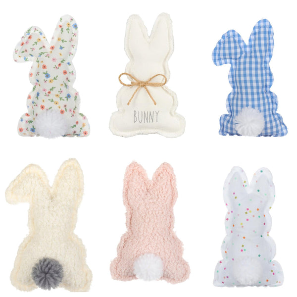PREORDER: 6" Fabric Bunny in Assorted Colors