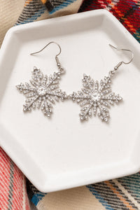 Falling Snowflake Earrings