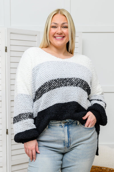 Hold Onto Love Color Block Sweater