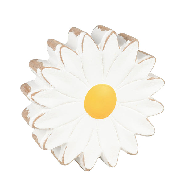 PREORDER: 3" Wooden Flowers in Assorted Shapes