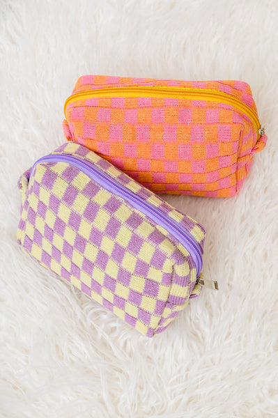 Sweetest Thing Pouch in Pink/Orange