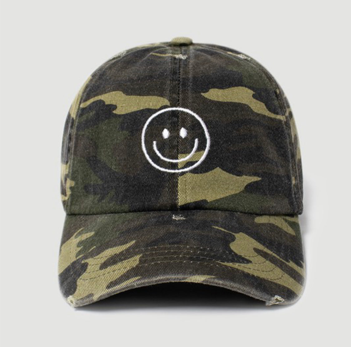 Just Smile Caeley Camo Hat